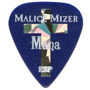 ESP / MALICE MIZER 25th Anniversary Limited Pick Mana Model Blue